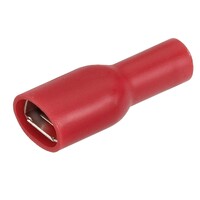 NARVA TERMINAL FEMALE BLADE FULLY INSULATED RED BOX 100