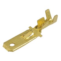 NARVA TERMINAL MALE BLADE BRASS 6.3MM