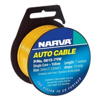 NARVA CABLE 10AMP YELLOW
