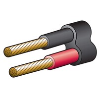 NARVA CABLE TWIN 6MM 100M RED & BLACK