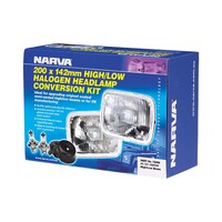 NARVA HEADLAMP H4 CONVERSION KIT 200 X 142MM HIGH AND LOW