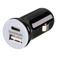 NARVA CIGARETTE LIGHTER SOCKET USB & USB TYPE-C 12V