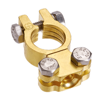 PROJECTA BATTERY TERMINAL FORGED BRASS HEAVY DUTY SADDLE POSITIVE 10 PACK