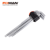 FIXMAN HEX KEY SET 10PEC BALL HEAD  METRIC 1.5   12MM