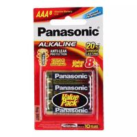 PANASONIC AAA ALKALINE 8 PACK