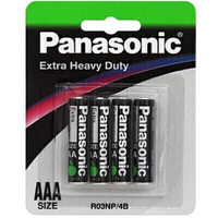 PANASONIC AAA EXTRA HEAVY DUTY 4 PACK