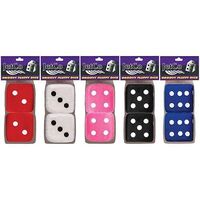 PRO-KIT FLUFFY DICE RED