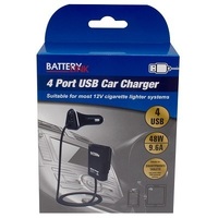 BATTERY LINK USB CHARGER 4 PORT IN CAR