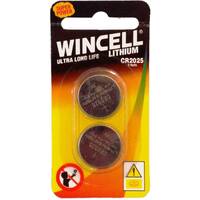 Wincell Lithium CR2025 Coin battery, pk2