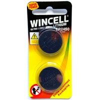 Wincell Lithium CR2450 Coin battery, pk2