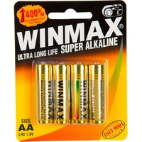 Winmax Alkaline Super AA battery, pk4