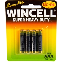 Wincell Super Heavy Duty AA battery, pk4
