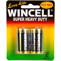Wincell Super Heavy Duty C battery, pk2